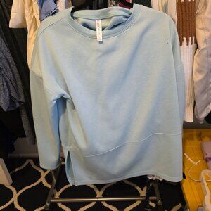 Baby Blue Sweatsuit Set w/ wide leg